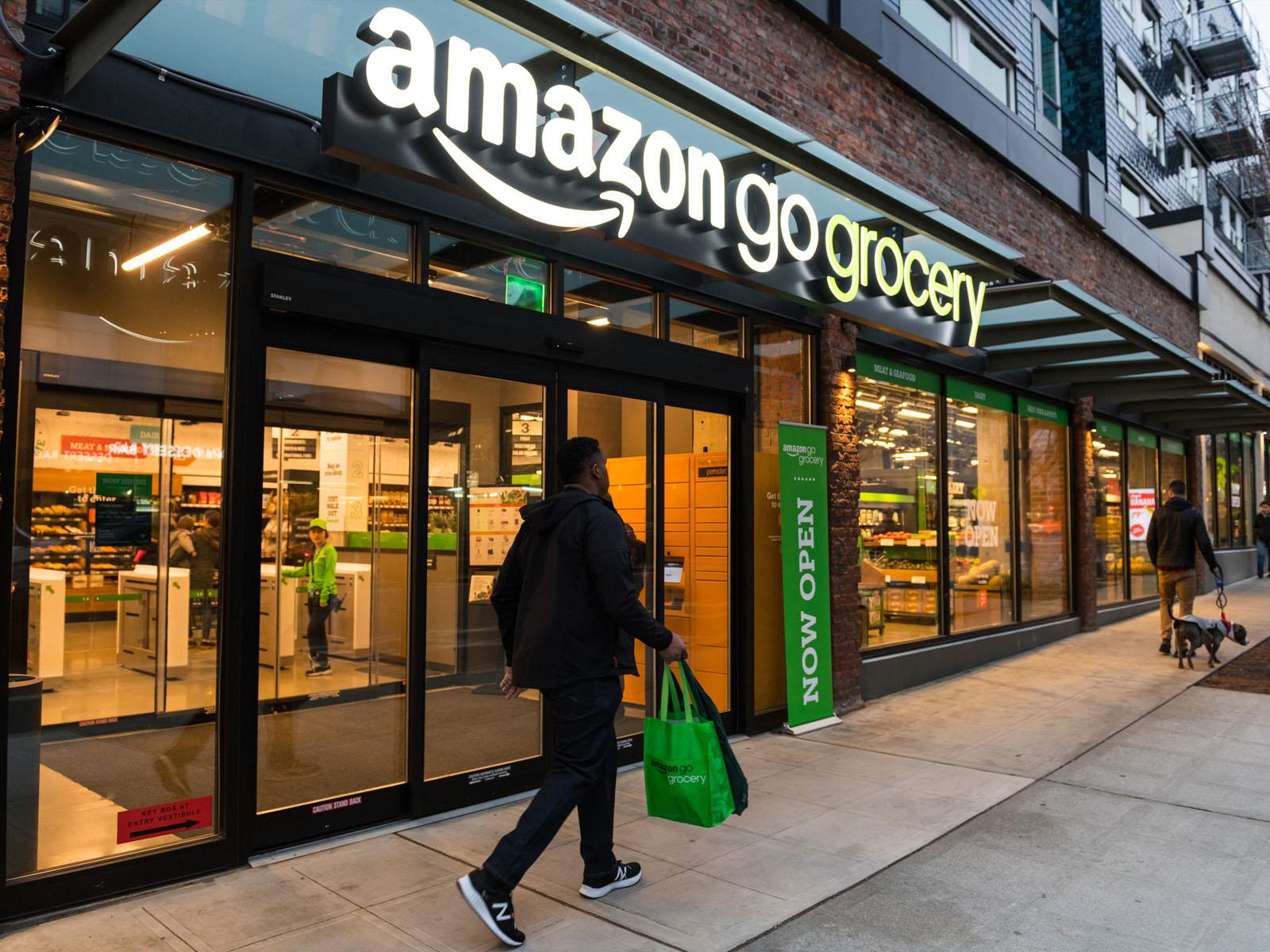 Offering cashier-less, sensor-driven shopping experiences, Amazon GO aligns with consumers' desire for seamless, convenient transactions, indicating future retail trends. <br/>Photo Credit: 400tmax / iStock